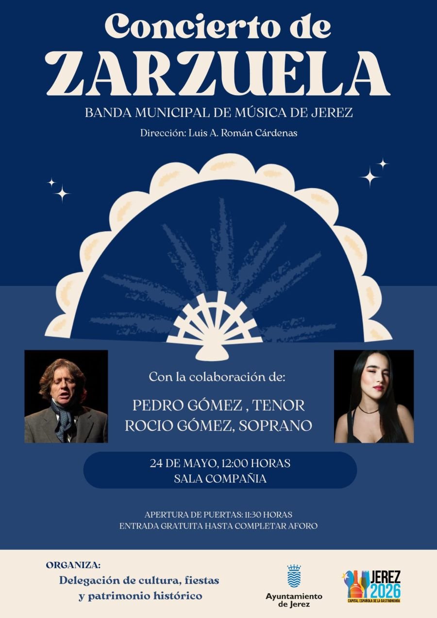 Concierto de Zarzuela en Jerez: Horario y detalles del evento gratuito