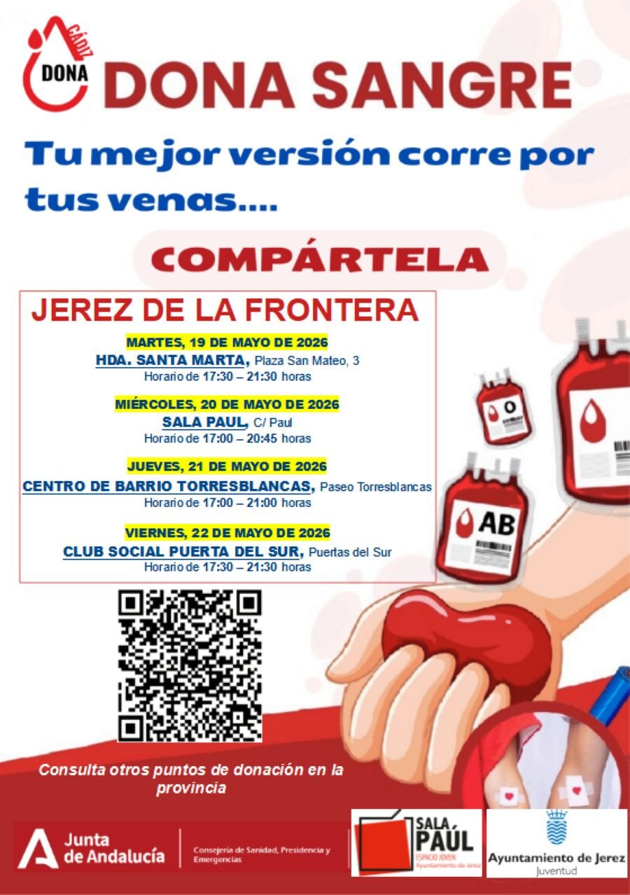 Dónde donar sangre en Jerez: Puntos y horarios de la colecta