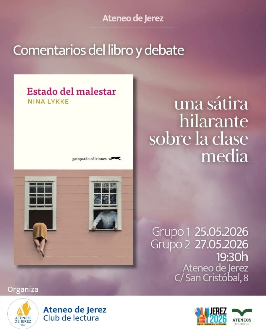 Club de lectura del Ateneo de Jerez analiza Estado del malestar
