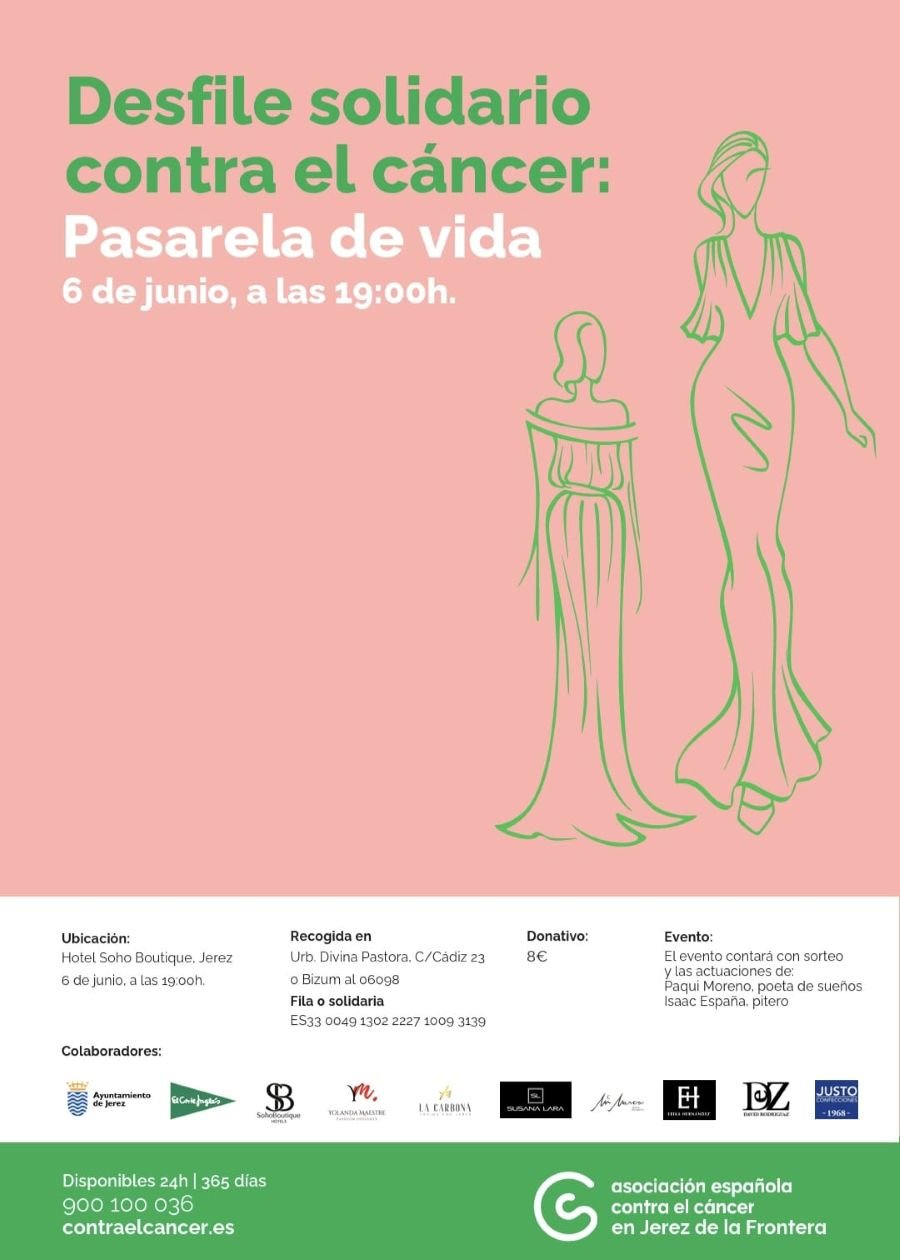 Desfile solidario contra el cáncer en Jerez: Pasarela de vida