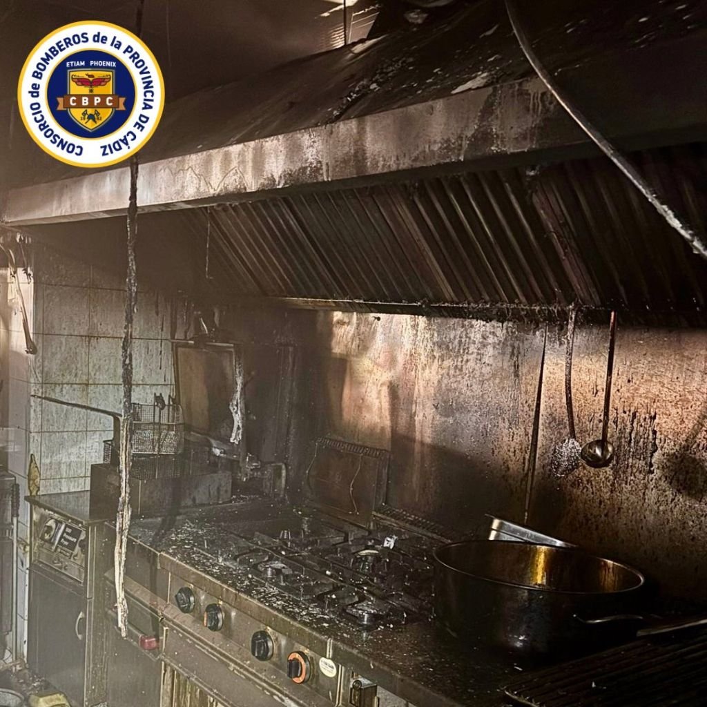 El incendio en una cocina de restaurante que desató el caos