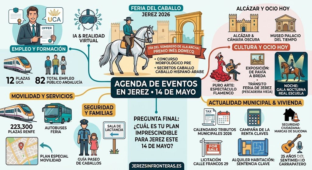 Agenda de eventos en Jerez para este 14 de mayo: Guía de éxito