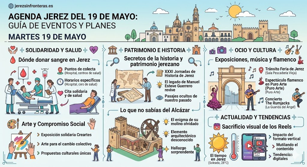 Agenda de Jerez del 19 de mayo: Eventos, planes y actualidad