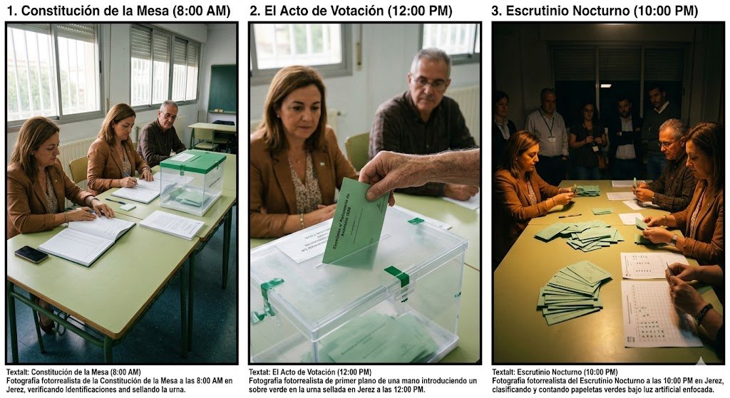 Cómo formar parte de una mesa electoral este domingo y no morir en el intento en Jerez