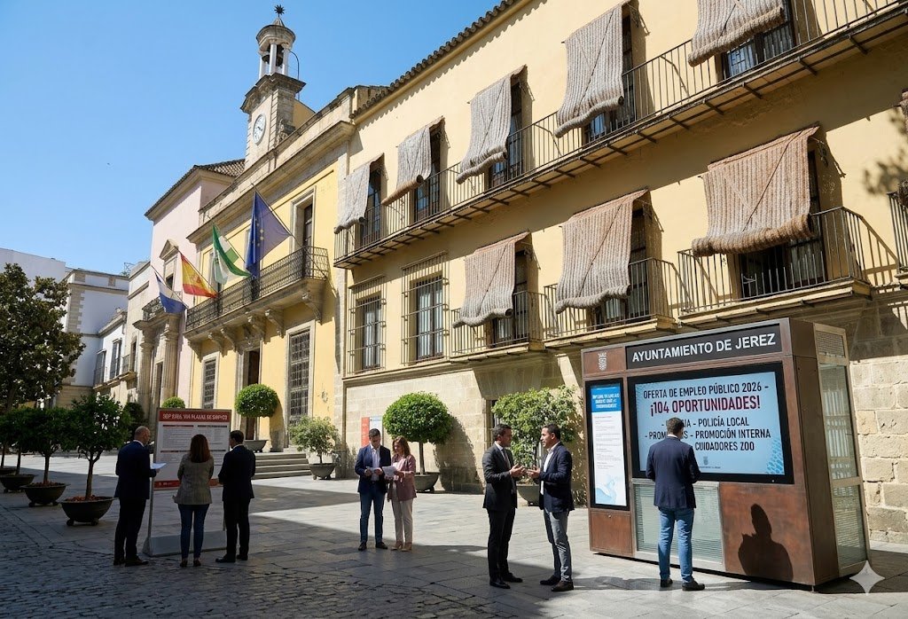 104 plazas del Ayuntamiento de Jerez: Guía de la Oferta de Empleo Público 2026