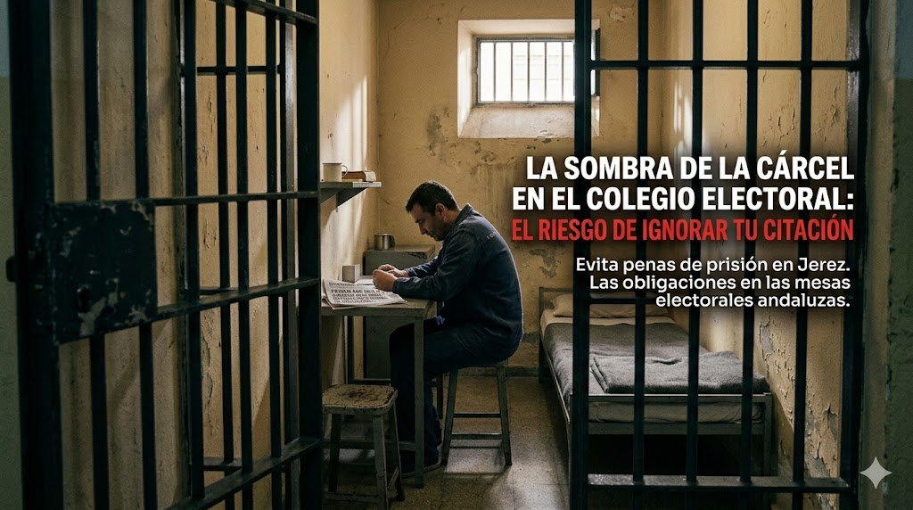Prisión por no ir a la mesa electoral: El peligro real en Jerez