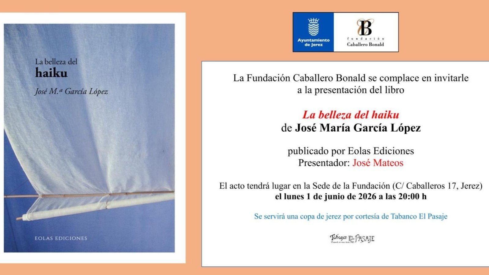Presentación de La belleza del haiku en Jerez