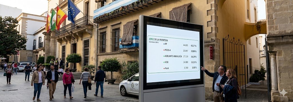 Resultados de las elecciones de Andalucía 2026 en Jerez: el PP gana y Adelante sorprende