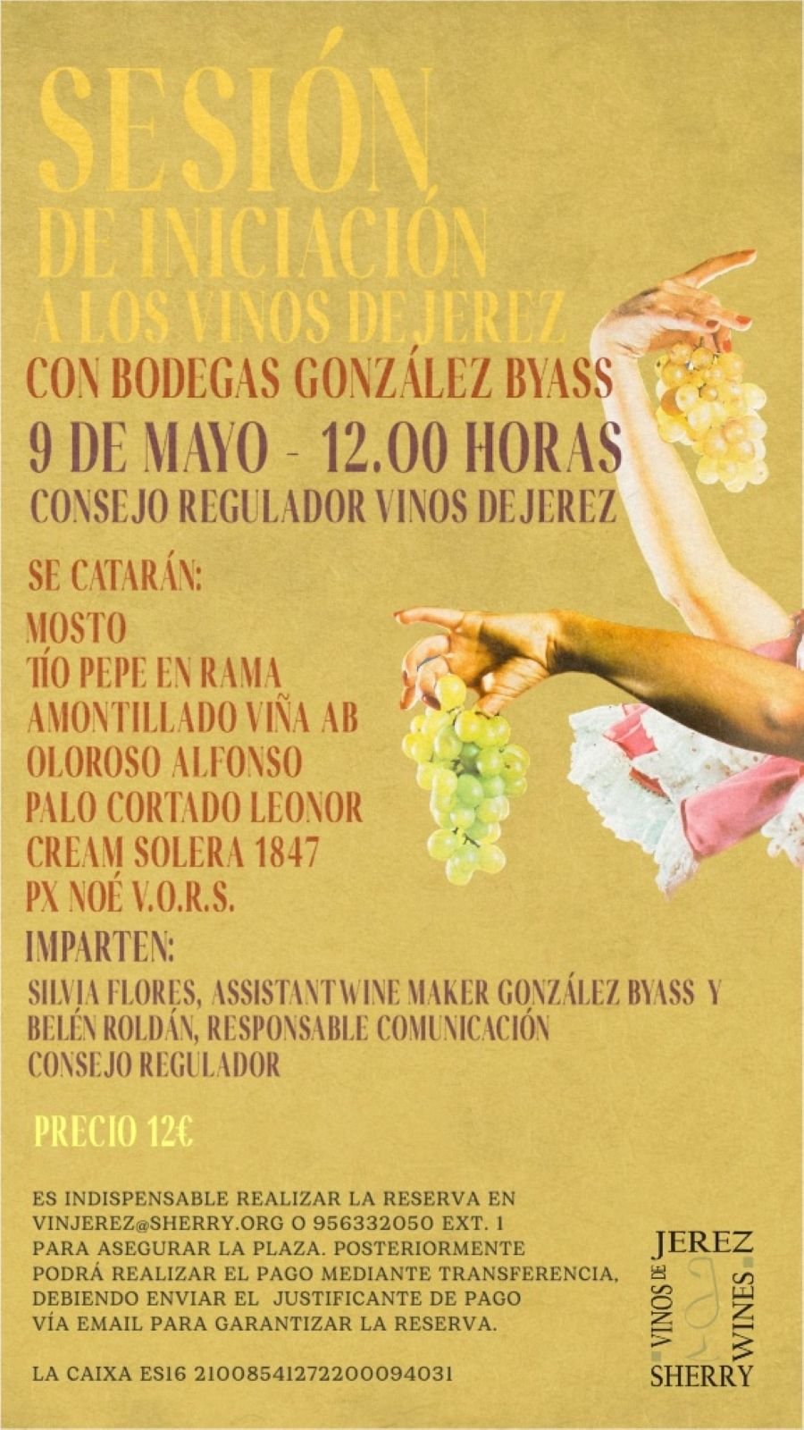 Sesión de iniciación a los vinos de Jerez: Aprende con González Byass