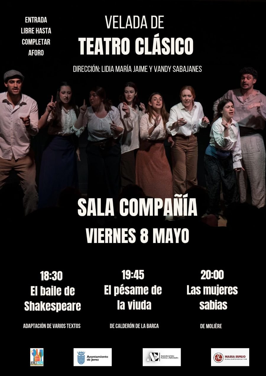 Disfruta del mejor teatro clásico en Jerez: Horarios y detalles de la Velada en Sala Compañía
