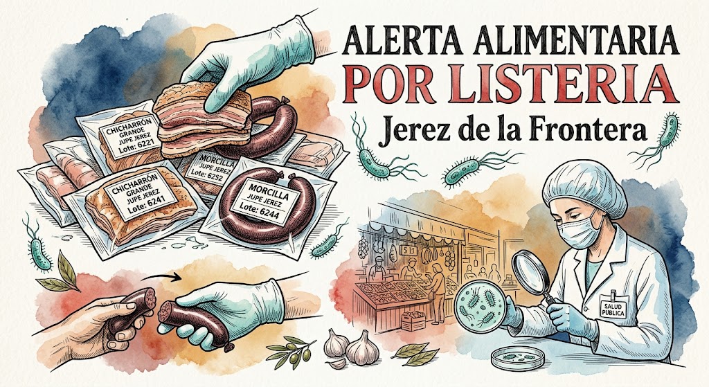Alerta alimentaria por listeria en Jerez: retiran lotes de chicharrón y morcilla