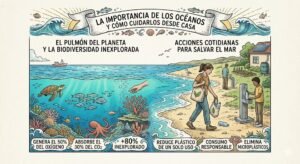 La importancia de los océanos y cómo cuidarlos desde casa