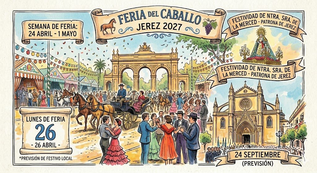 ¿Qué días serán festivos en Jerez de la Frontera en 2027? La guía definitiva para planificar tu año