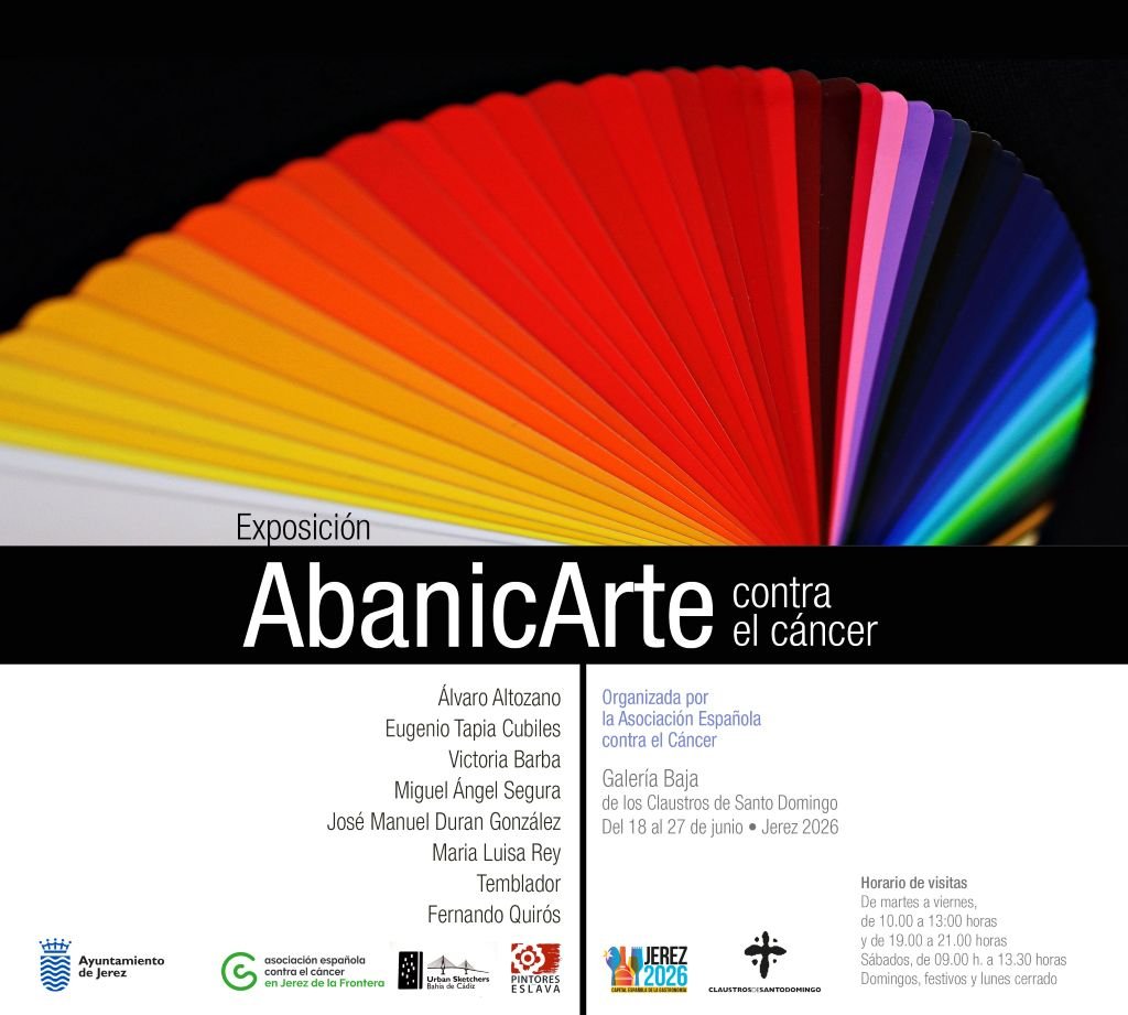 ¿Qué artistas participan en la Exposición Abanicarte en Jerez? Ocho pintores locales unidos