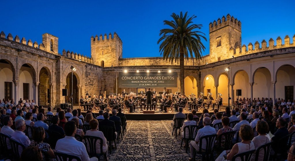 ¿Dónde toca la Banda Municipal de Jerez? El inesperado cambio de escenario para su gran concierto