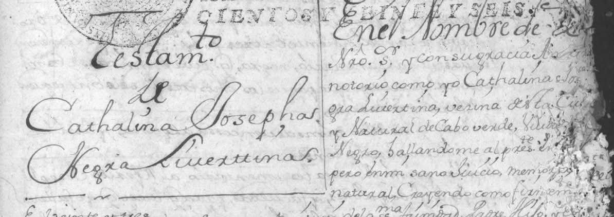 Cathalina Josepha: La historia de una negra libertina en Cádiz