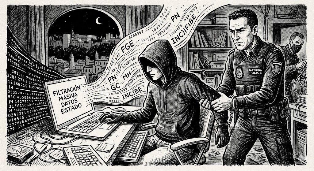 Detención por filtración masiva de datos en Granada