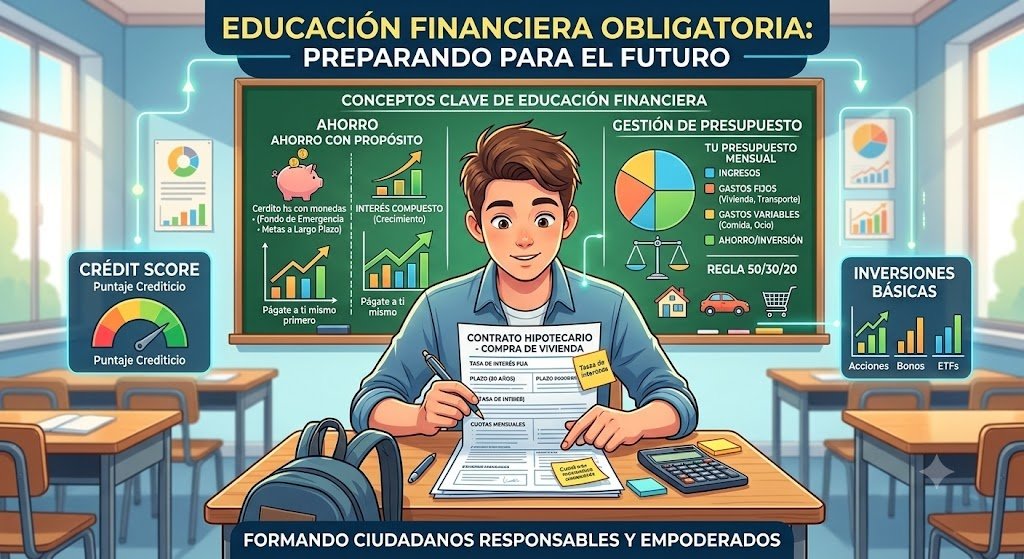 ¿Te prepara el colegio para el mundo real? La verdad sobre la falta de formación en finanzas