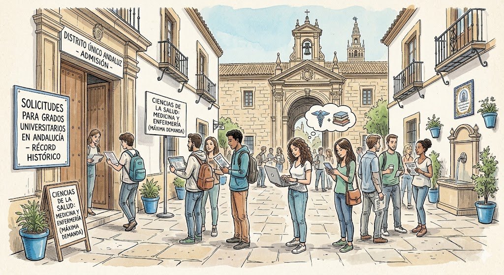 Medicina y Enfermería desatan un récord de solicitudes universitarias en Andalucía