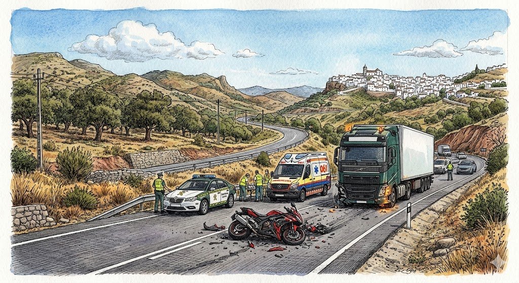 Un fallecido en un accidente de tráfico en Cortes de la Frontera