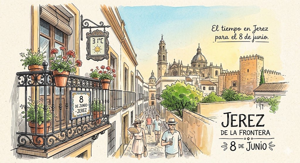El tiempo en Jerez para el 8 de junio: previsión detallada y temperaturas