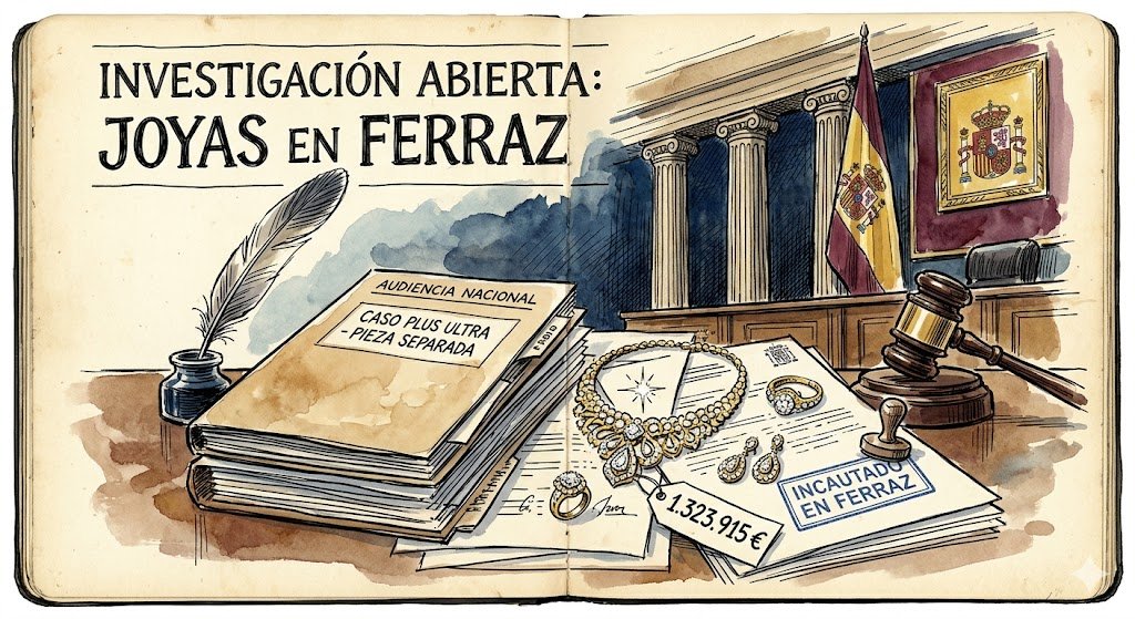 Imputan a Zapatero por contrabando tras hallar joyas de 1,3 millones en Ferraz