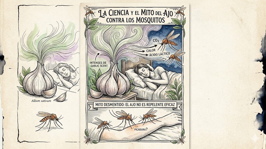 ¿El ajo repele a los mosquitos? La verdad sobre este mito y los remedios efectivos para repeler mosquitos realmente probados