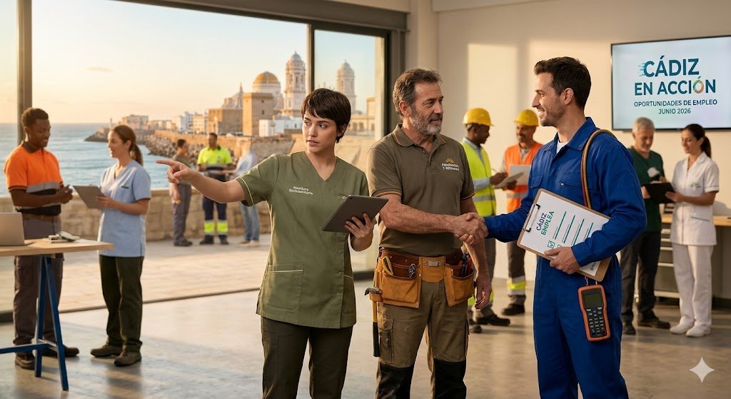 ¿Buscas trabajo en Cádiz? Accede a las 194 vacantes disponibles hoy mismo