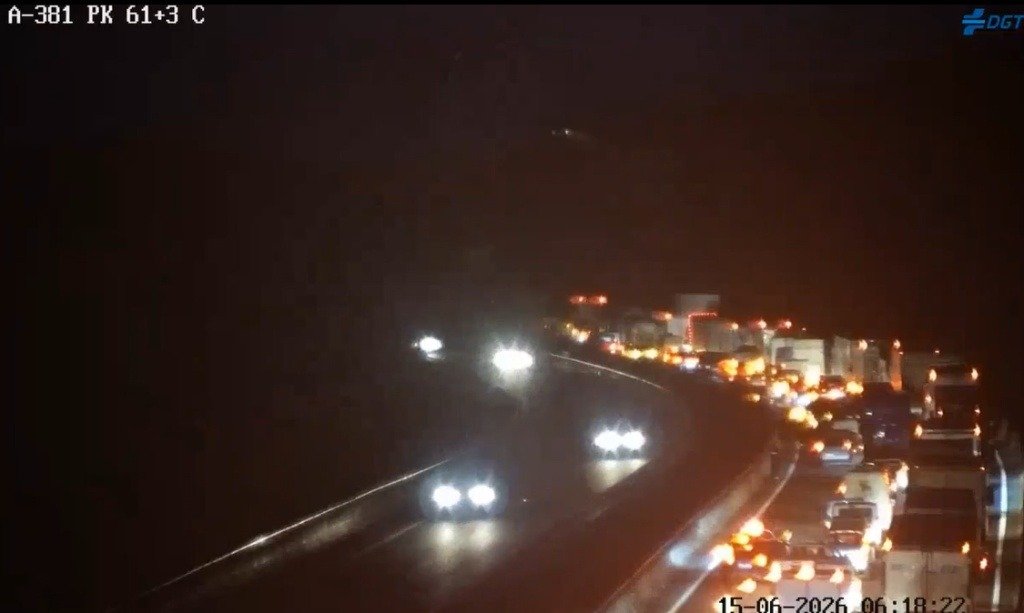 Grave accidente en la A-381 Alcalá de los Gazules: cortada la autovía a Algeciras y desvíos obligatorios
