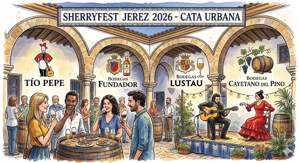 Sherryfest 2026: La gran ruta de cata urbana en Jerez