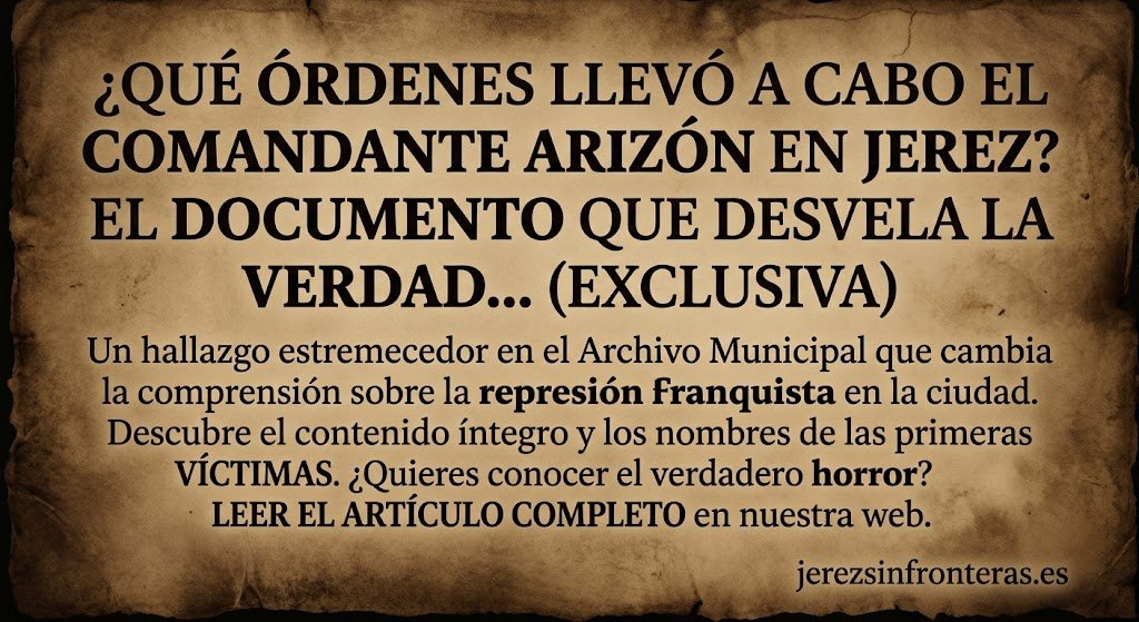 Un estremecedor documento hallado en el Archivo Municipal destapa el horror inicial del golpe militar en Jerez.