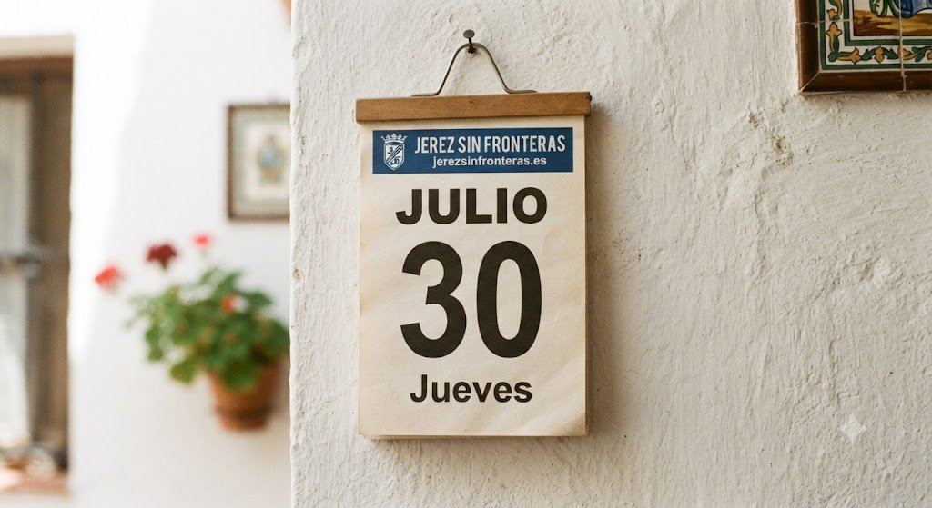 Agenda Jerez 30 julio