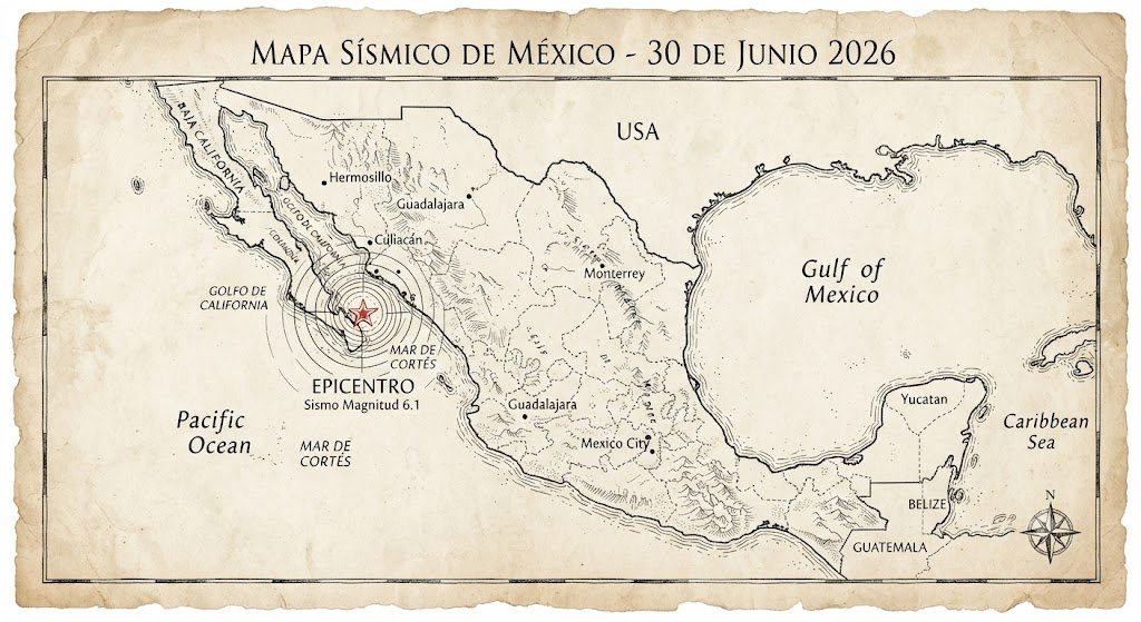 ¿Qué ha ocurrido realmente durante el sismo de magnitud 6,1 en México este martes 30 de junio?