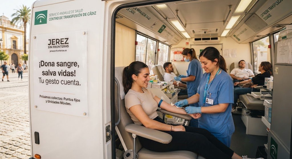 Consulta aquí toda la información actualizada sobre dónde donar sangre en Jerez y ayuda a salvar vidas hoy mismo.