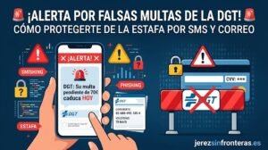 Cuidado si recibes este SMS de la DGT: la estafa del falso expediente que busca vaciar tu cuenta bancaria