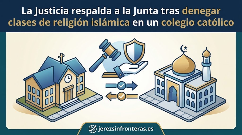 El TSJA respalda a la Junta tras denegar clases de religión islámica en un colegio católico