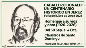 Los Claustros de Santo Domingo despliegan una histórica Feria del Libro de Jerez 2026 en honor a Caballero Bonald