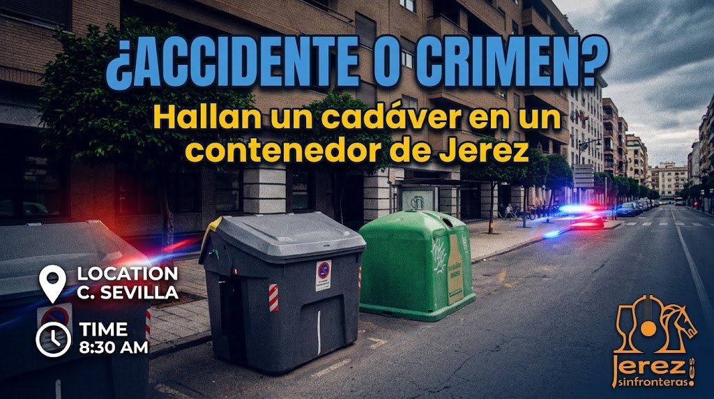 hallazgo de un cadáver en un contenedor en Jerez