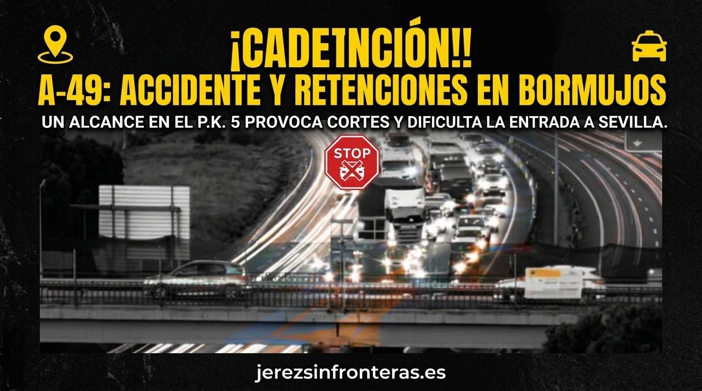 Accidente en la A-49 en Bormujos