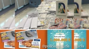 Golpe al juego clandestino en Cádiz: incautan medio millón de boletos no autorizados