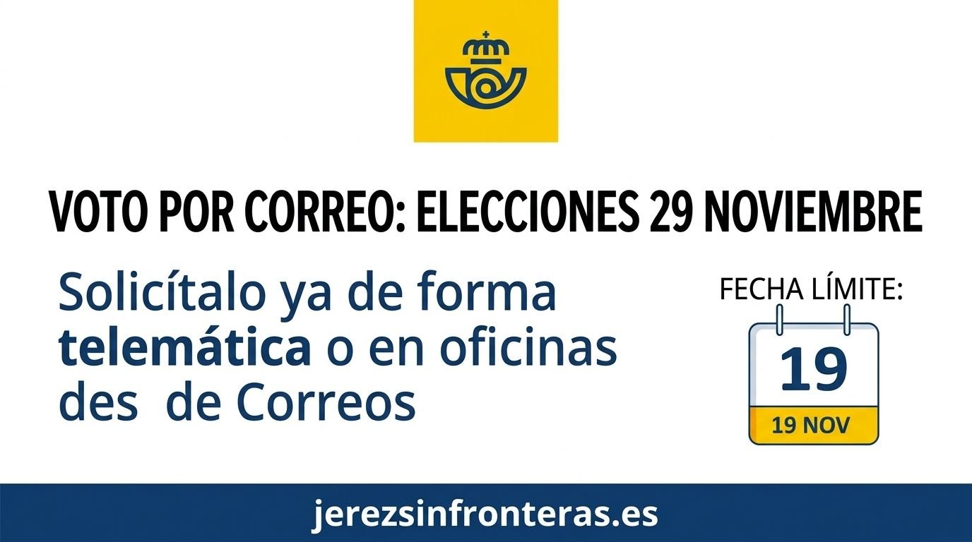 El voto por correo para el 29N ya se puede pedir: plazos clave y cómo tramitarlo