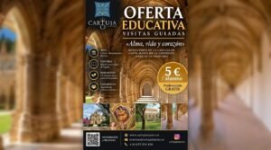 El Monasterio de la Cartuja abre sus puertas a los centros educativos con un programa adaptado y visitas por 5 euros