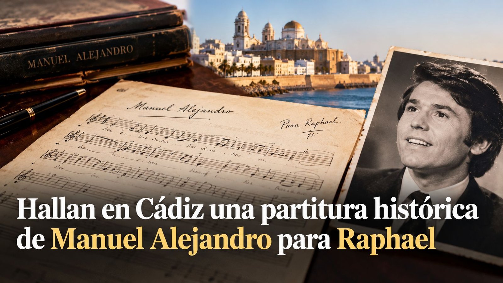 El Archivo Histórico de Cádiz saca a la luz una joya olvidada de Manuel Alejandro para Raphael